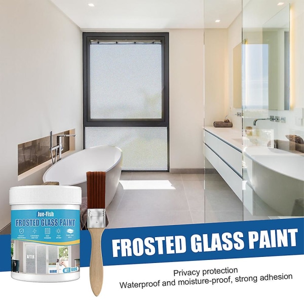 100g Door And Window Shading Frosted Glass Paint With Brush