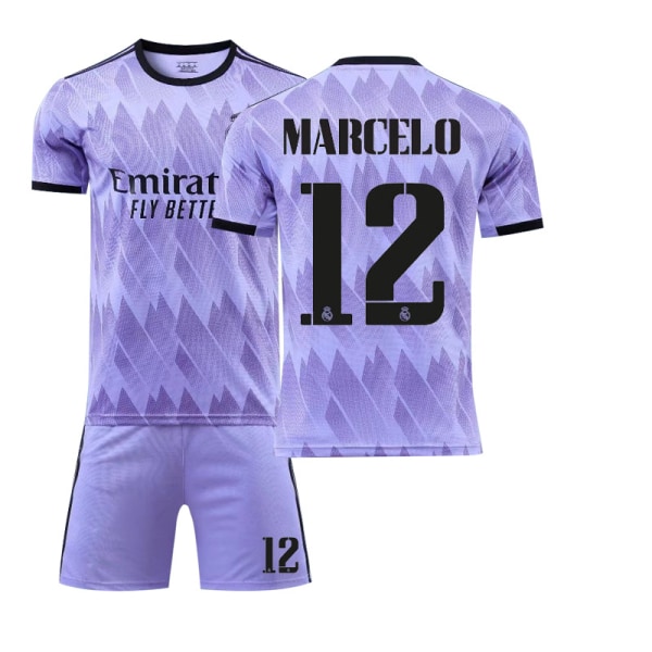 2223 Real Madrid hjemme- og udebanetrøje nr. 7 Mbappe trøje 9 Benzema nr. 10 udenlandsk handel fodbolduniformssæt K No.12 24