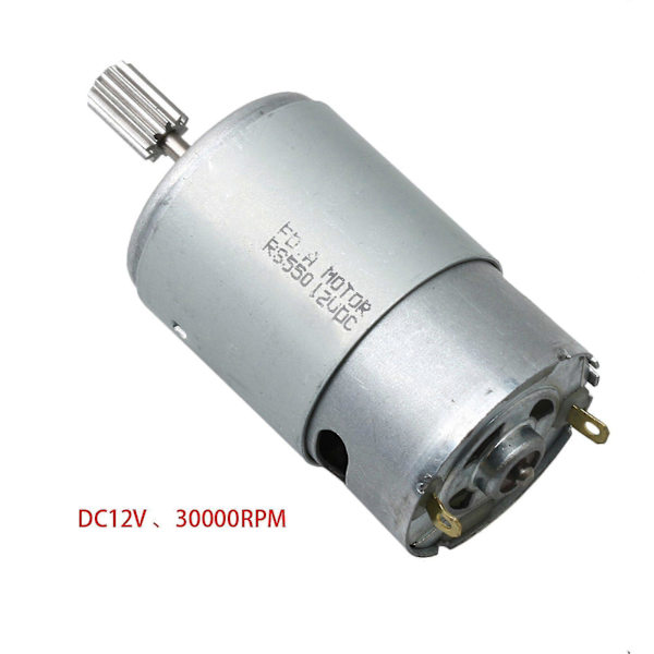 2 X 12v 30000rpm 550 Højhastigheds Elektromotor Gear 10t Reservedel156