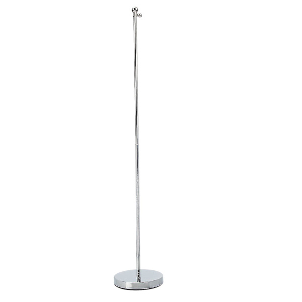 Metalholder Kontorbord Flagstativ Mini Have Flagstativ Teleskopisk Flagstativ Håndholdt Flagstang