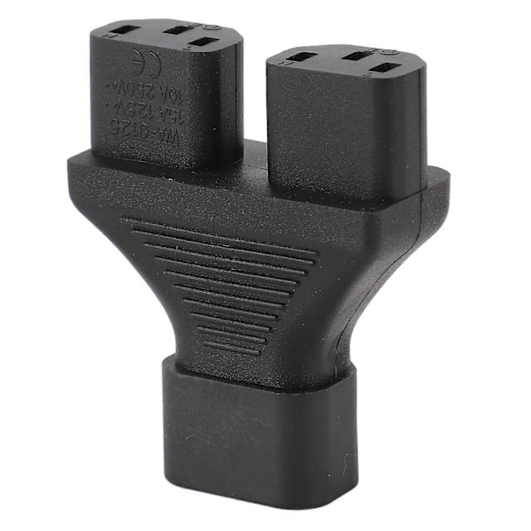 C14 till C13 Y-splitter Hane till Hona Adapterkabel Strömkontakt Sladd Enkel IEC320