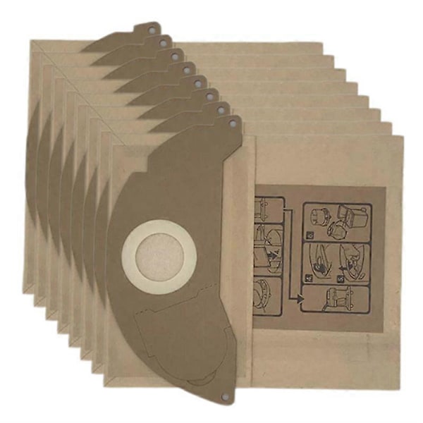 Pölynimurin paperipölypussi Kärcher WD2.250 6.904-322 WD2200 A2004 A2054 A2024 WD2 -malleille