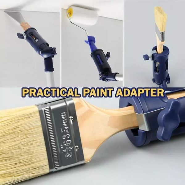 Fleksibel maling pensel forlænger multi-vinkel bærbar maling rulle forlængelse spændeværktøj til gevind