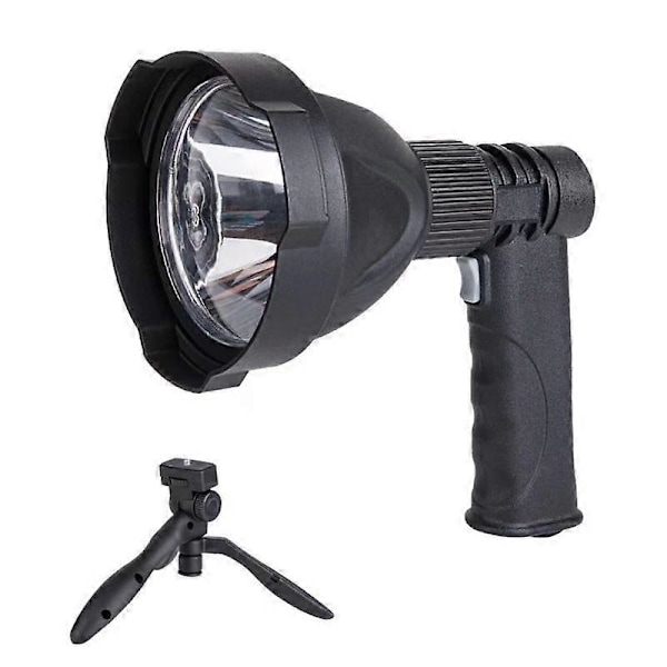 Barsinfi pol LED Handhållen Spotlight USB Laddningsbar Camping Jakt Ficklampa Fackla Lampa