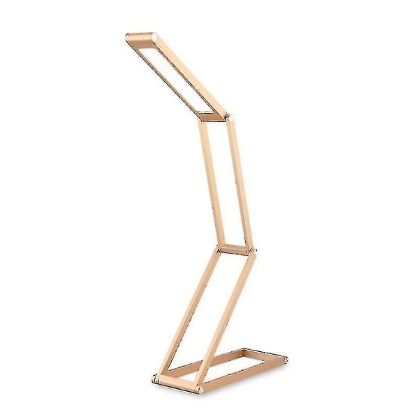 Creative Fire-Segment Folding Lamp Lading Læring Øyebeskyttelse LED-bordlampe (gull)