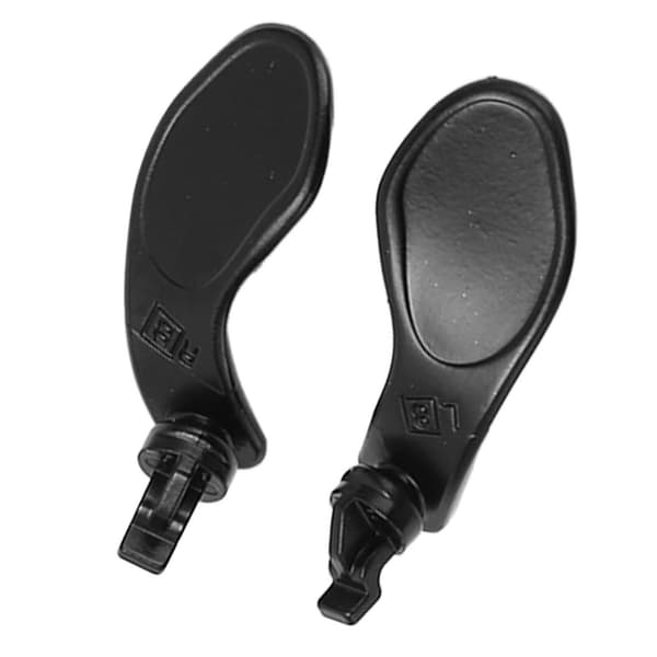 4 stk. Game Controller Bagside Paddles Professionel Udskiftning Metal Bagside Knapper til PS5 Edge Controller Sort