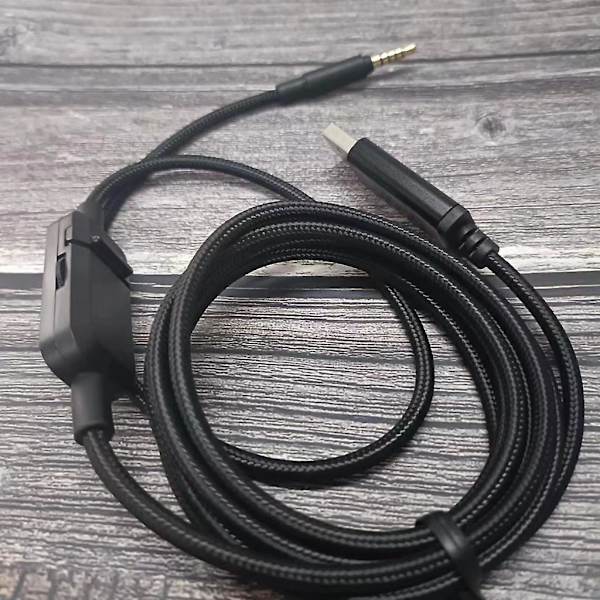 Nylonpunotut 3,5 mm kuulokkeiden kaapelivaihdot MMX300 -kuulokkeille
