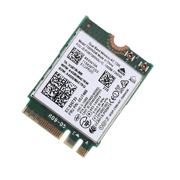 AC7265 7265NGW WiFi Kort FRU00JT469 802.11AC NGFF BT4.0 til Lenovo Thinkpad E550 E455 E555 Serien
