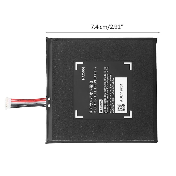 3,7v 4310mah Hac 003 batteri til switch-spilkonsol Hac-003 Li-ion genopladelige batterier med reparationsværktøjssæt