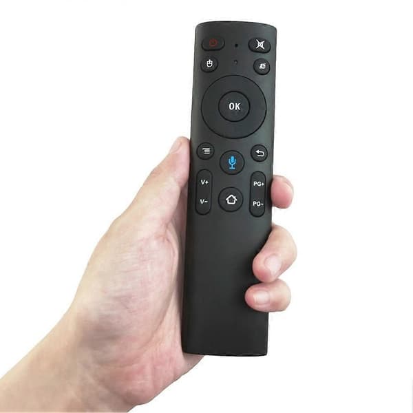 Q5+ Luftmus Bluetooth Stemmefjernkontroll for Smart TV Android Boks IPTV Trådløs 2.4G Stemmefjernkontroll