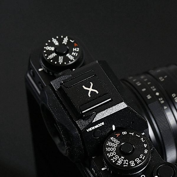 Passar för Fuji X-t4 X-t3 Blixtsko Inbäddad Blixtsko Svart