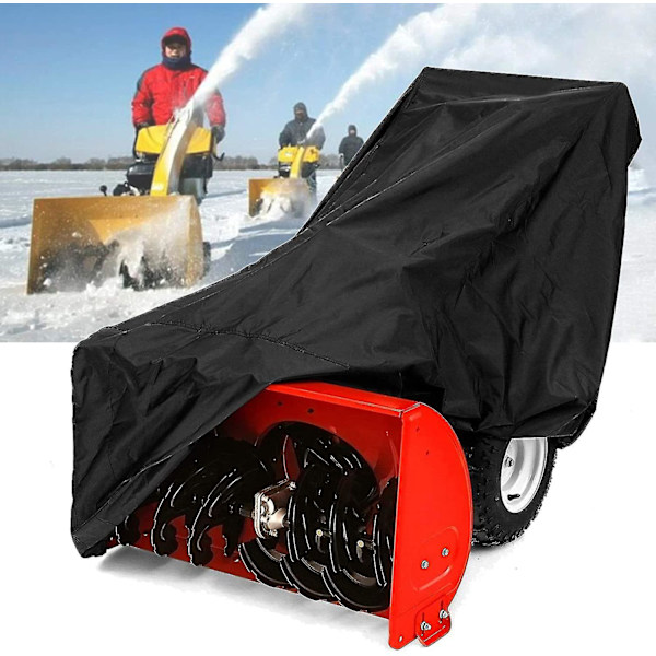 Vinter utomhus snöplogsskydd Vattentätt skydd för öppen luft Regn och snöskydd Snöröjningsmaskin Dammskydd 120*82*102cm