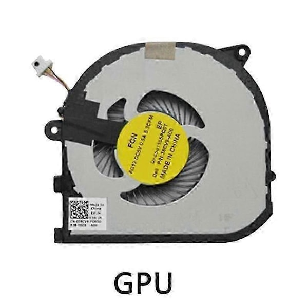 CPU + GPU Køleblæser XPS 15 9550 Precision 5510 CPU & GPU Køleblæsere