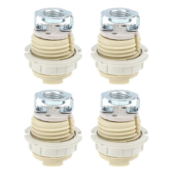 4 stk. Halogen Lyspære Base Sokkel Praktisk G9 Keramisk Lampebaseholder
