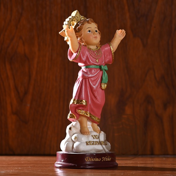 Klassiset käsintehdyt Jeesus Kristus -koristeet sisätilojen työpöydän koristeet lahjat hartsikäsityöt