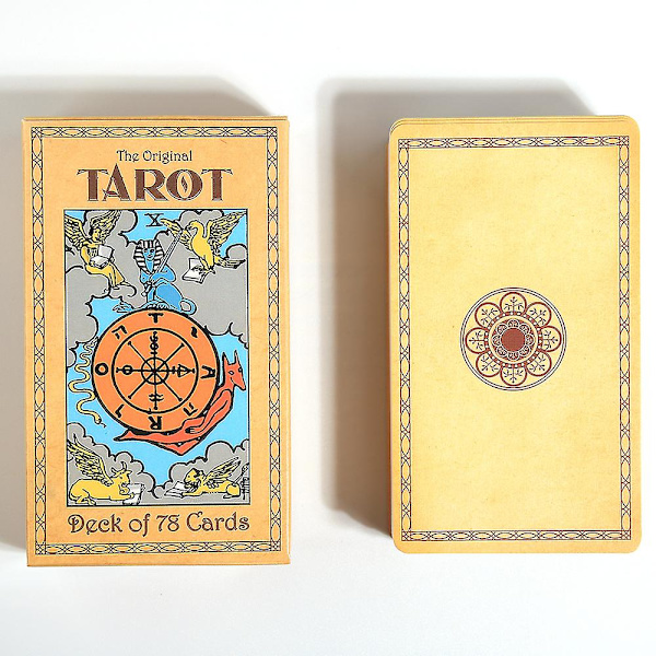 Tarot Deck med 78 Kort - Party Legetøjs Kortspil til Familie - Tarot Deck med 78 Kort