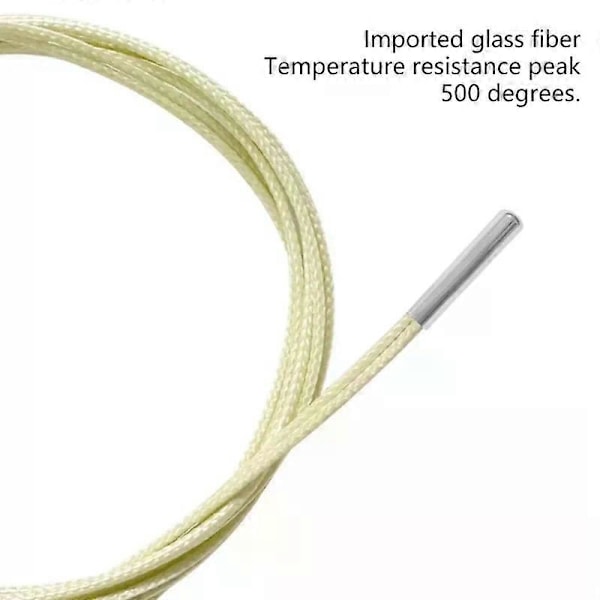 PT1000 Termistor Termisk Resistans Sensor för 3D-skrivare Extruder Skrivhuvud Upp till 400 Temperaturresistor