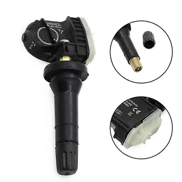 1stk Däcktrycksövervakningssensor TPMS för Opel Astra J/k Insignia Corsa D/e Mokka Adam Ampera Meriva B Zafira C Ersätter 13506028