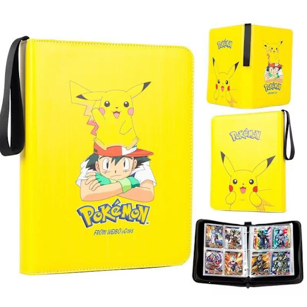 Pikachu-spillkort-samlingsbok Fire rutenett (ekskludert spillkort)34
