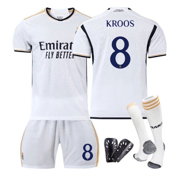 2324 Real Madrid hemmaträningsdräkt tröja sportuniform fotboll för män och kvinnor NO.5 XL