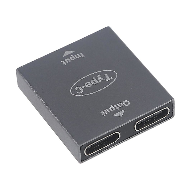 USB-C Hon till Dubbel USB-C Hon Delare Hub Konverter Adapter Typ C Koppling Förlängare Utbyggnad Kontakt för USB-C Enhet