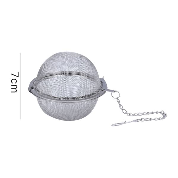Tesil i rustfrit stål 304 til te - D.O. 7cm, D.I. 5.8cm, 2stk