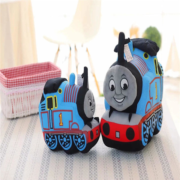 2024 Nya Lilla Tåg Thomas Plyschleksaker Barnens Plyschleksaker Present Seriefigur Kudde Thomas Lokomotivdocka 25cm