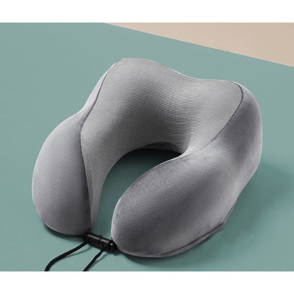 U-shaped neck pillow 29*25*15cm gray 1 piece