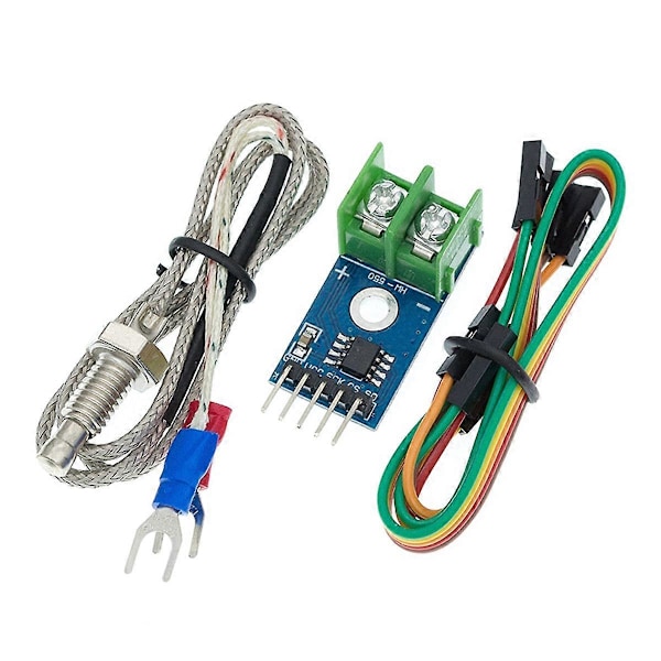 MAX6675 Modul med K-typ Termoelement Sensor Hög Noggrannhet Mätverktyg Högtemperaturmätning