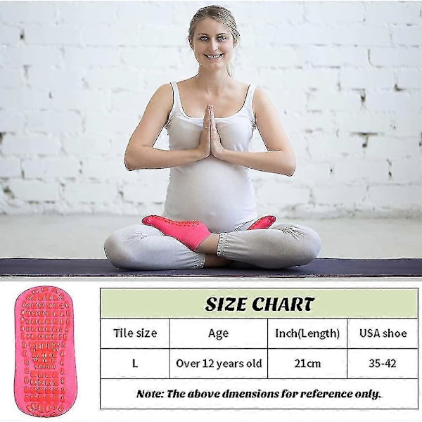 12 Par Halkskydda Yoga Strumpor Med Grepp Kvinnor Anti-halk Strumpor Klibbiga Grepp