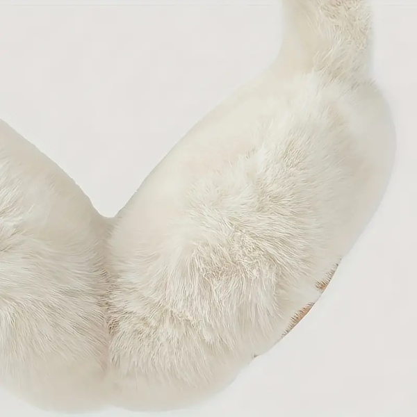 Bohemisk stil Fuskpäls Öronmuffar - Vinter Öronvärmare för män - Lätt, mjuk och bekväm accessoar för kallt väder
