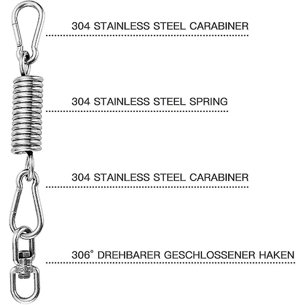 Hängande Äggstol Fjäder Hängande Stol, Hängande Stol Gunga Fjäder, Belastningskapacitet Upp Till 25 Ny
