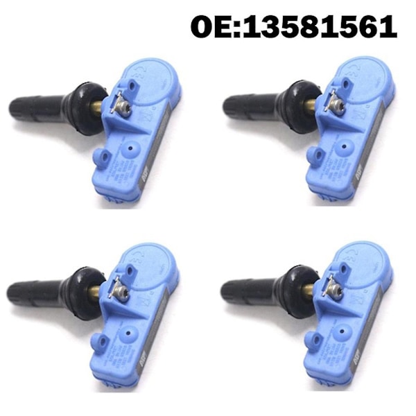 4 Däcktrycksövervakningssystem TPMS Sensor För Vauxhall Cora Mokka X 13581561