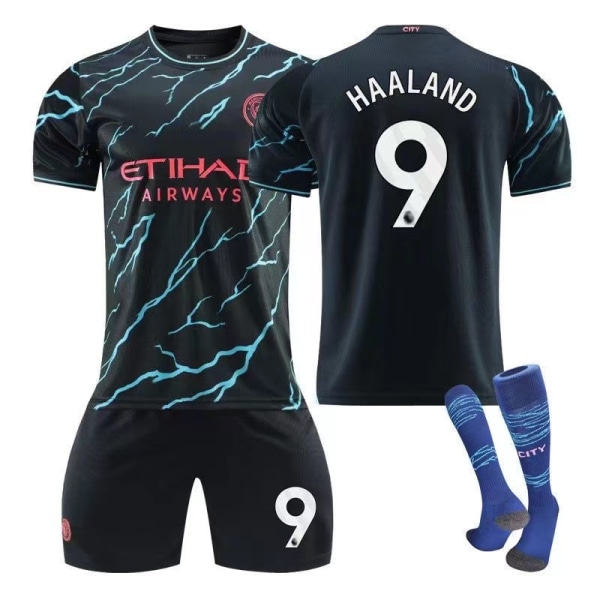 23-24 Paris Miami Real Madrid Manchester City drakt hjem og borte voksen barn fotball uniform sett 22-23 No.9 24