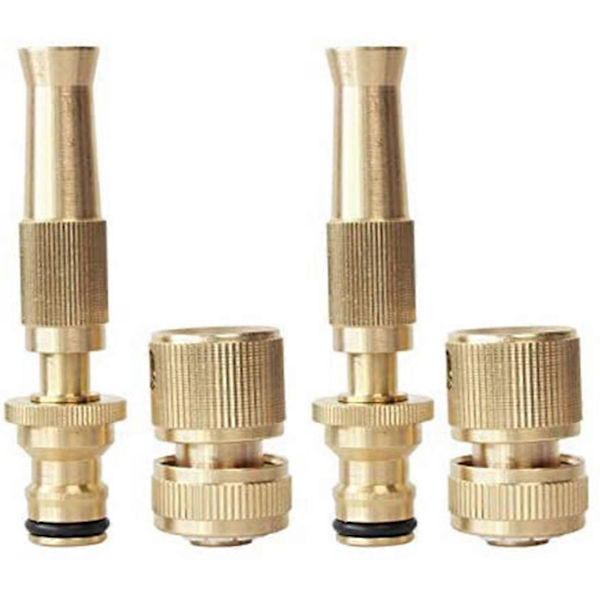 Hanehane Slange Dyse, Justerbar Twist Slange Dyse med Hurtigkobling, Dyserne til Have Slanger, Bil V