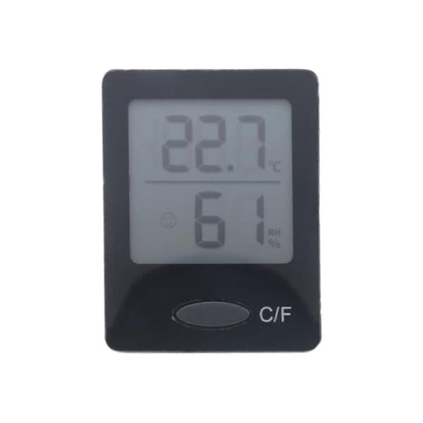 Inomhus Hygrometer Termometer, Rumstermometer med Stor LCD-Display, Luftfuktighetsmätare för Hemmakontor