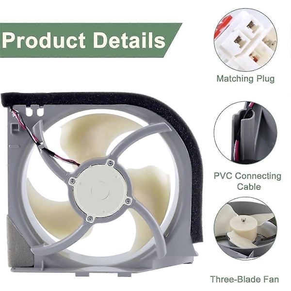 DA97-15765A DA31-00340A Kylskåpskondensorfläktmotor Enhet för DA97-12842A, DA31-00278C DC 12V