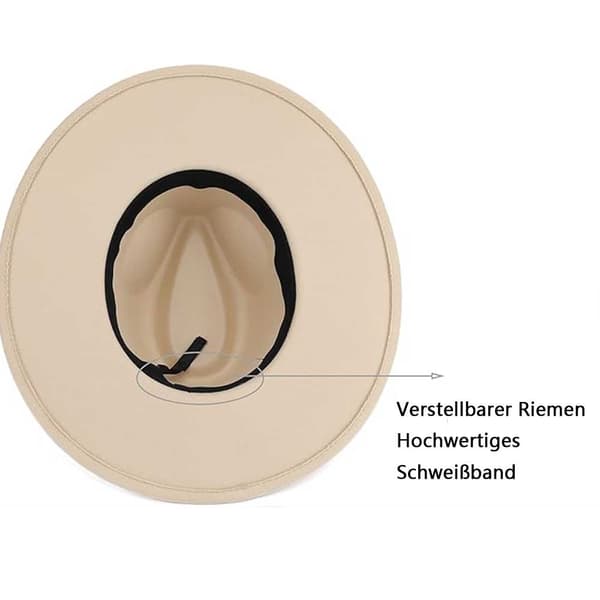 Fedora - Bredbremmet fedorahatt for kvinner