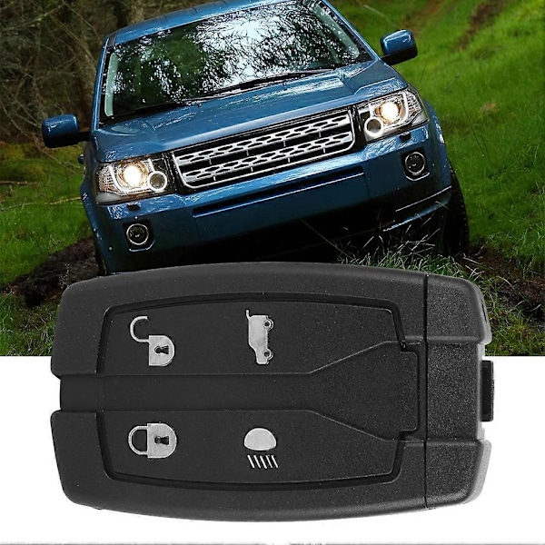 4-knapps bilfjernkontroll Smart Nøkkelveske Fob Skall for Land Rover Freelander 2