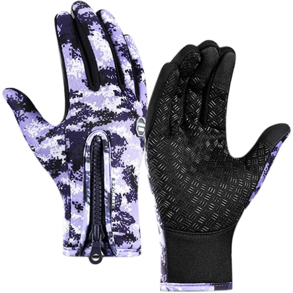 1 Premium par handskar Vinterhandskar Vinter Touchscreen Utskrift Unisex Kamouflage Vattentät Vintersportutrustning Gang Hoodie