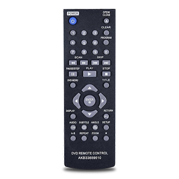 Kaukosäädin LG DVD-soittimelle AKB33659510 Kaukosäädin DVX390 DP122 DVX440 DP520 DP522 DVX452 DVX450