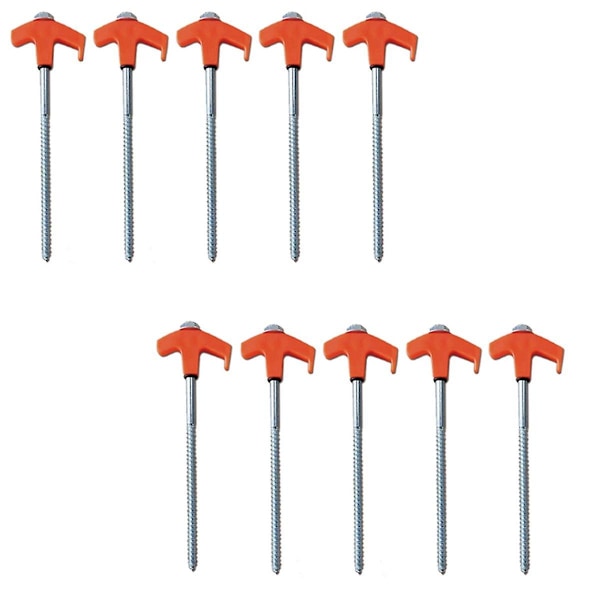 -Type teltplugger, teltplugger, metallgjengede teltplugger, tunge teltplugger