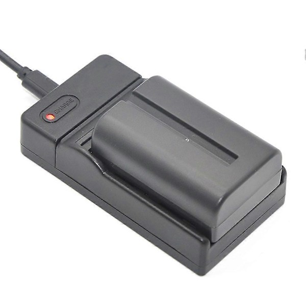USB-akku laturi Sony NP-F550/F570/F750/F970/F770/F960/F330 -toimintakameroille