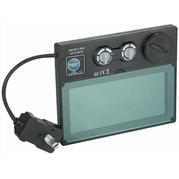 Autokromatisk solcellelinse LCD-linse Varifokal linse Svejselinse til svejsemaske -11*9cm,1stk