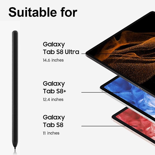 Fonken Stylus For Samsung Galaxy Tab S Penn For Samsung Tab S8 S8 Plus S8 Ultra Trykkfølsomhet S Penn