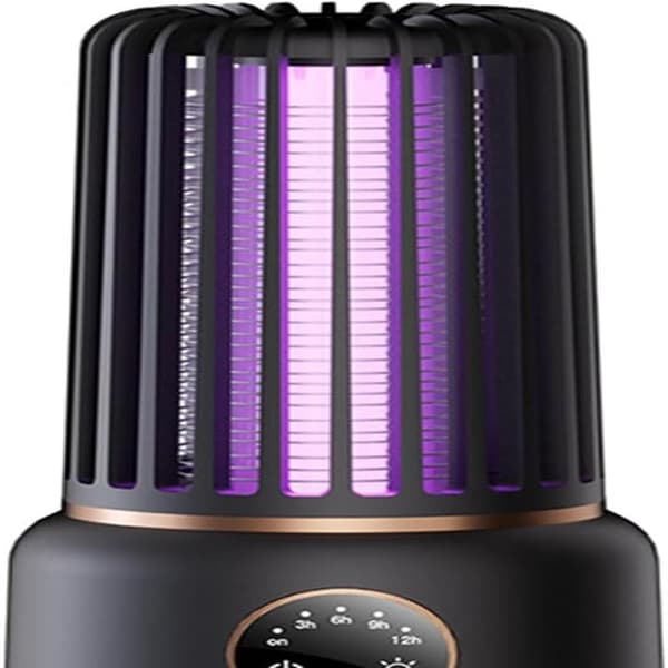 USB Lamp, Fly Trap and Insect Repellent with Timer Function for Outdoor Camping, Safe and Effective.