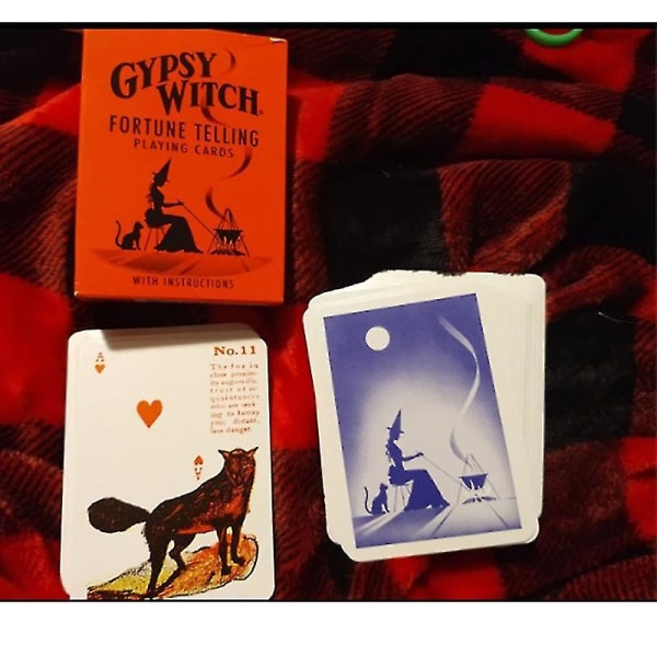 Gypsy Witch Fortune Cards Lenormand Deck Tarotkort til begyndere Oracle Card Game Brætspilslegetøj