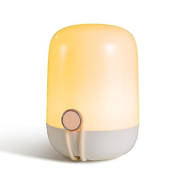 Bærbar natlampe til amning LED ammelampe justerbar lysstyrke med 7 farver