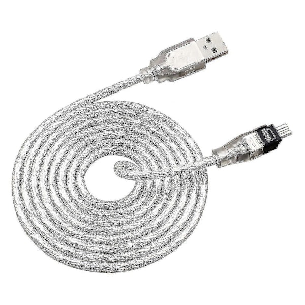 Ny Data DV Kabel USB til IEEE 1394 4-pinners Adapter I- High PC