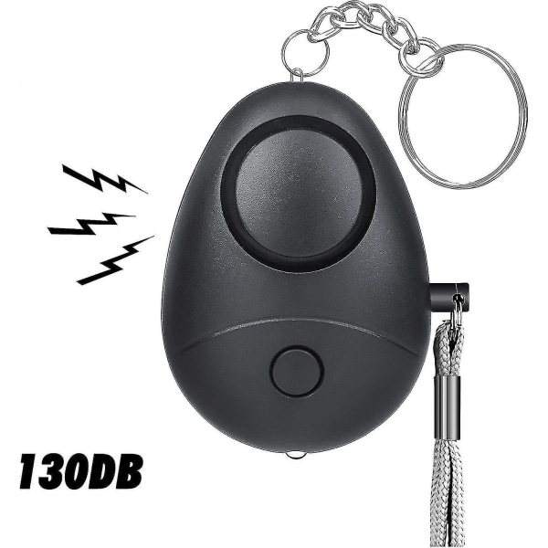 Safe Sound Security Personal Alarm For Women,kids, Elderly, Emergency Safe Personal Alarm With Led Flashlight(black)